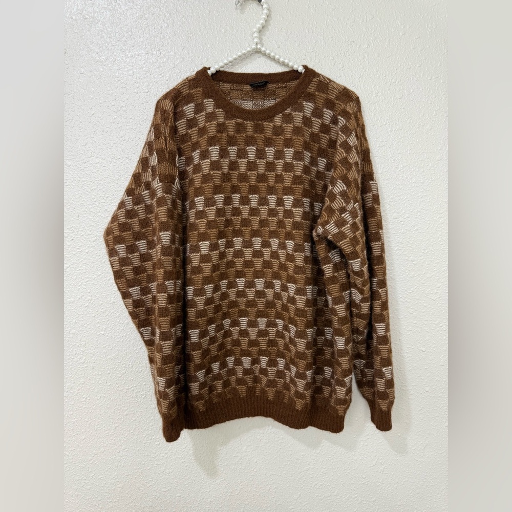 Mon Repos Alpaca Sweater Made in Peru  Size L